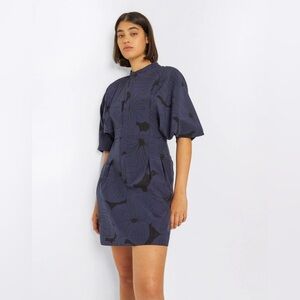 NEW SKFK Hebe Dress Navy/Black